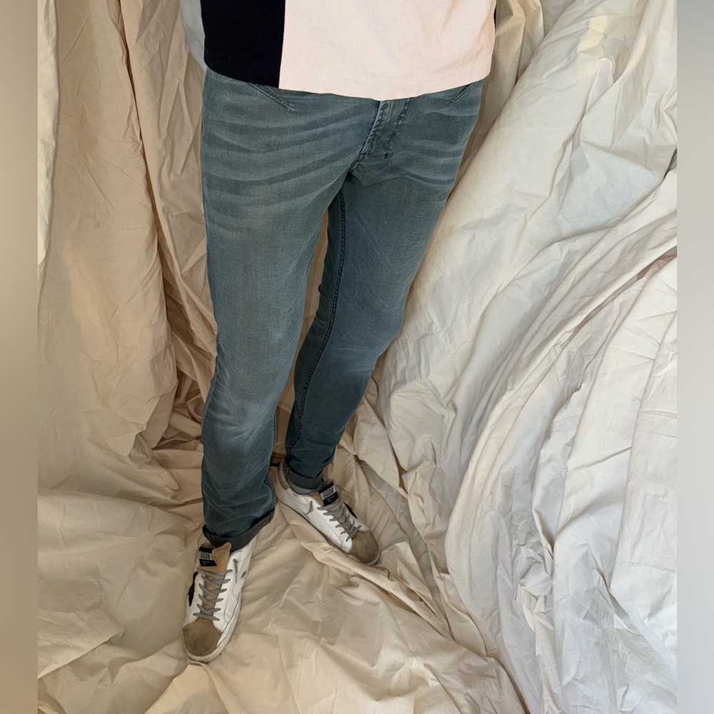 Diesel Men's Blue/Grey Skinny Jeans
